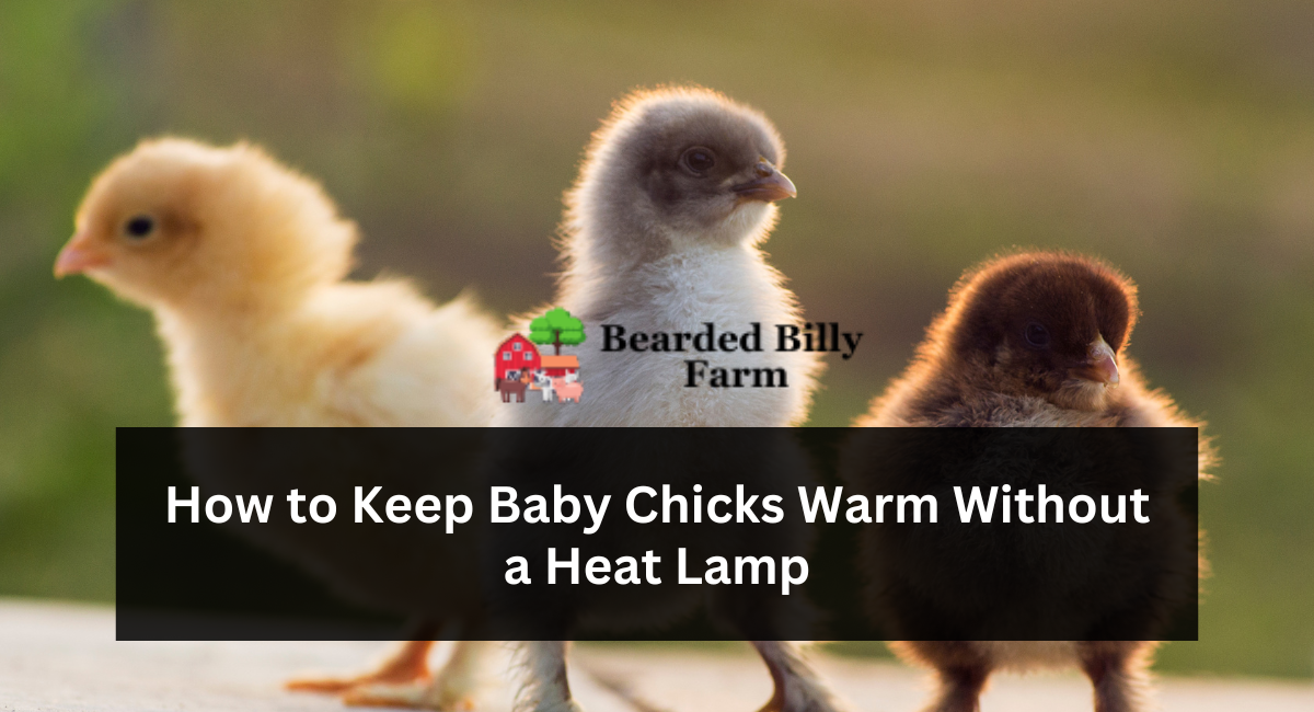How to Keep Baby Chicks Warm Without a Heat Lamp